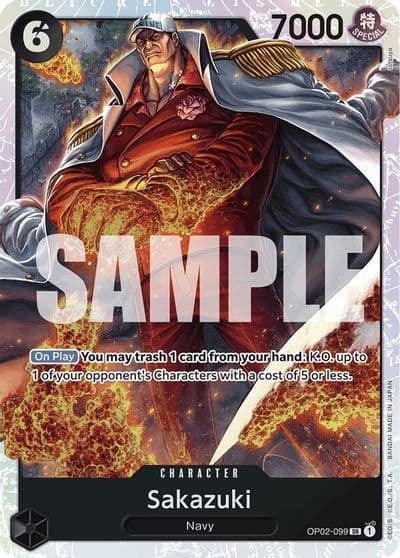 Sakazuki Reprint Premium Booster -The Best- One Piece card