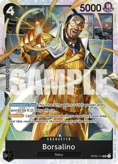 Borsalino Reprint Premium Booster -The Best- One Piece card
