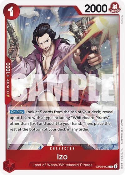 Izo OP03 003 Reprint Premium Booster -The Best- One Piece card