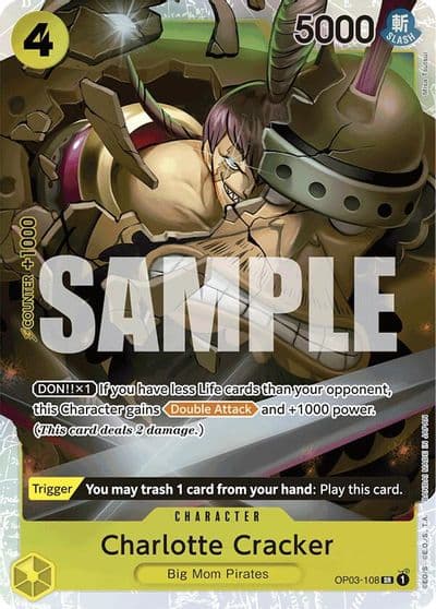 Charlotte Cracker Reprint Premium Booster -The Best- One Piece card