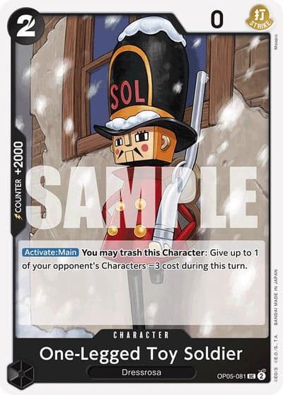 One Legged Toy Soldier Reprint Premium Booster -The Best- One Piece card