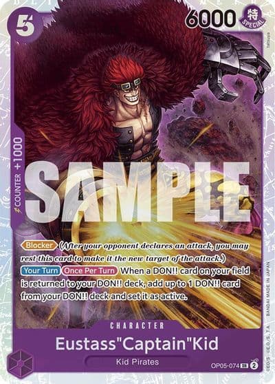 EustassCaptainKid Reprint Premium Booster -The Best- One Piece card