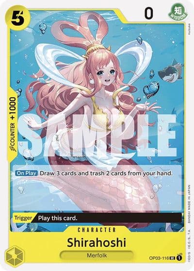 Shirahoshi OP03 116 Reprint Premium Booster -The Best- One Piece card