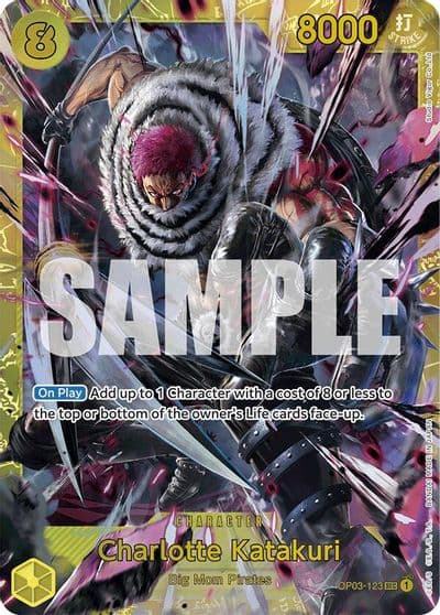 Charlotte Katakuri Reprint Premium Booster -The Best- One Piece card