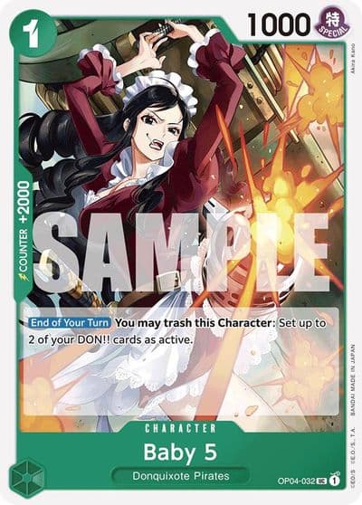 Baby 5 OP04 032 Reprint Premium Booster -The Best- One Piece card