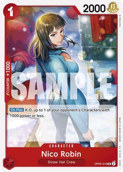 Nico Robin Reprint Premium Booster -The Best- One Piece card