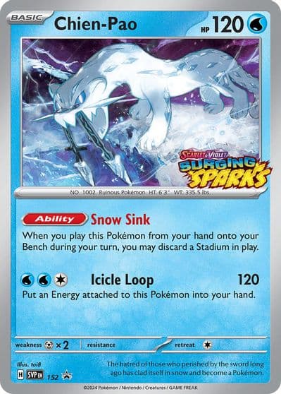 Chien-Pao - 152 SV: Scarlet & Violet Promo Cards Pokemon card