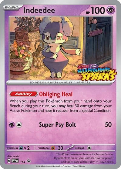 Indeedee - 154 SV: Scarlet & Violet Promo Cards Pokemon card