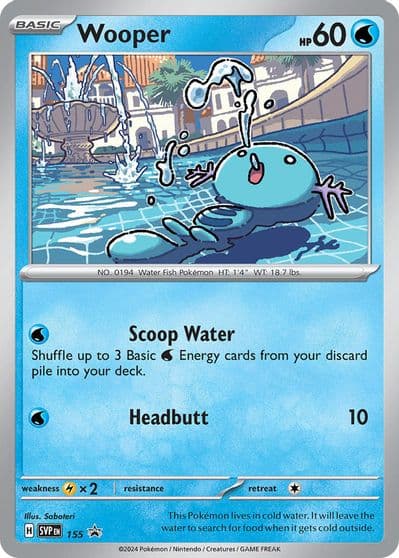 Wooper - 155 SV: Scarlet & Violet Promo Cards Pokemon card
