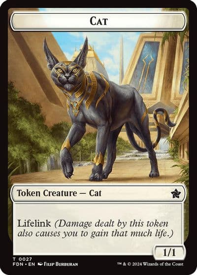 Cat 0027 Phyrexian Goblin Double Sided Token Foundations Magic card