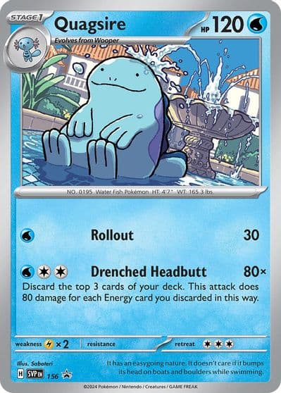 Quagsire - 156 SV: Scarlet & Violet Promo Cards Pokemon card