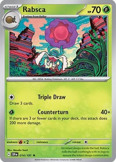 Rabsca Deck Exclusives Pokemon card