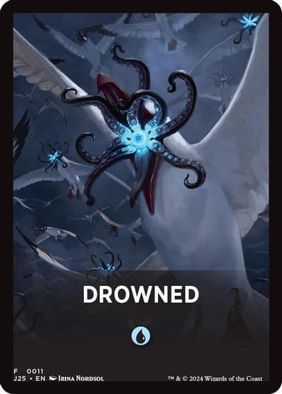 Drowned Theme Card Foundations Jumpstart Magic card