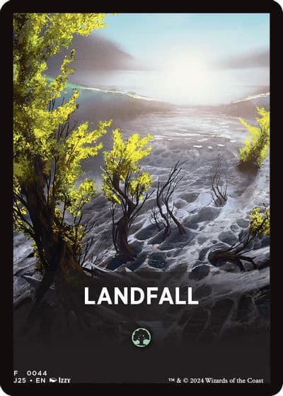 Landfall Theme Card Foundations Jumpstart Magic card