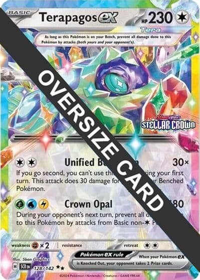 Terapagos ex Jumbo Cards Pokemon card