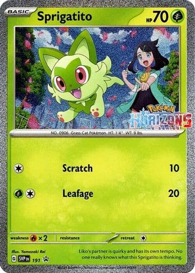 Sprigatito - 191 SV: Scarlet & Violet Promo Cards Pokemon card