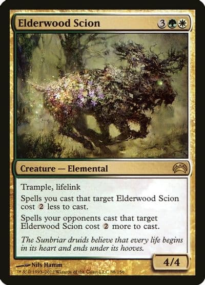 Elderwood Scion Planechase 2012 Magic card