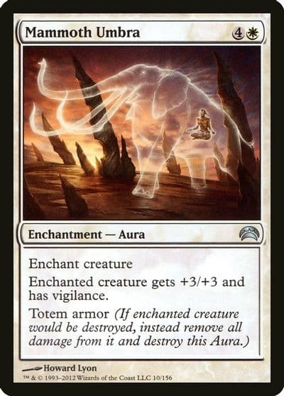 Mammoth Umbra Planechase 2012 Magic card