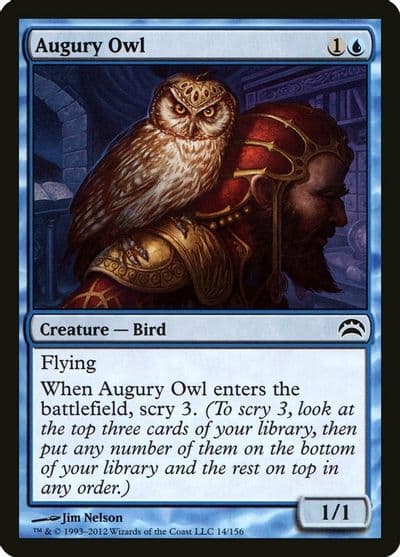 Augury Owl Planechase 2012 Magic card