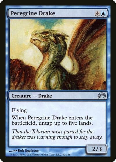 Peregrine Drake Planechase 2012 Magic card