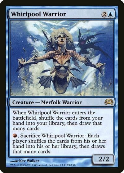 Whirlpool Warrior Planechase 2012 Magic card