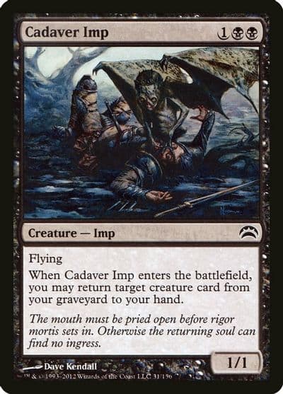 Cadaver Imp Planechase 2012 Magic card