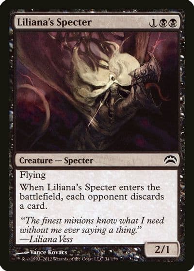 Lilianas Specter Planechase 2012 Magic card