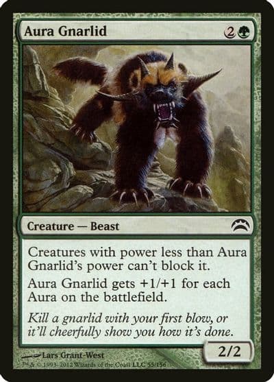Aura Gnarlid Planechase 2012 Magic card