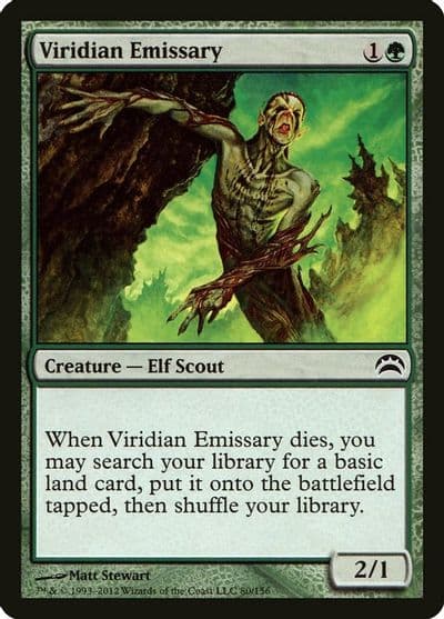 Viridian Emissary Planechase 2012 Magic card