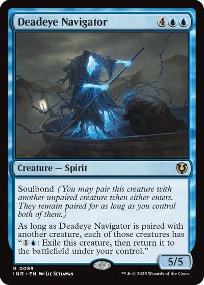 Deadeye Navigator Innistrad Remastered Magic card