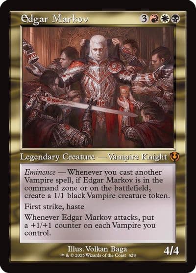 Edgar Markov Retro Frame Innistrad Remastered Magic card