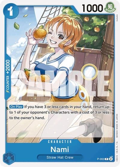 Nami P 053 Reprint Premium Booster -The Best- One Piece card