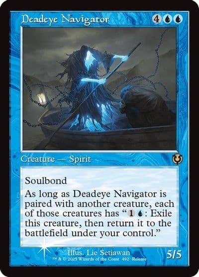 Deadeye Navigator Retro Frame Launch Party & Release Event Promos Magic card