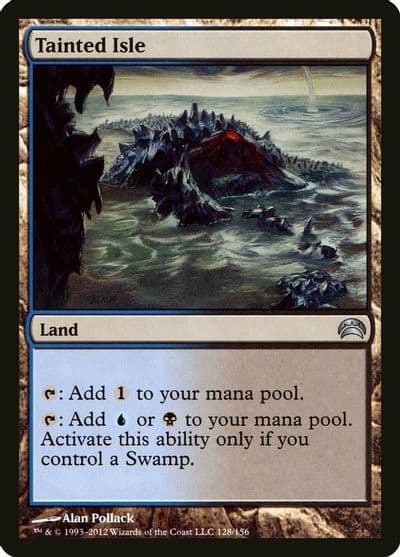 Tainted Isle Planechase 2012 Magic card
