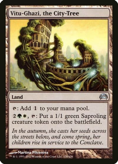 Vitu Ghazi the City Tree Planechase 2012 Magic card