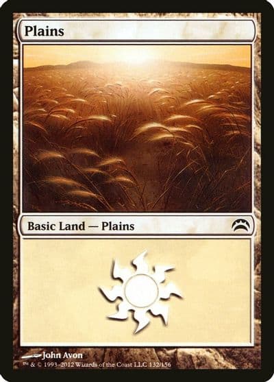 Plains 132 Planechase 2012 Magic card