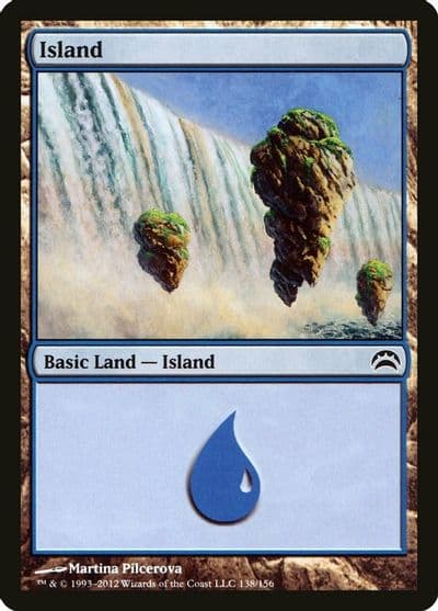 Island 138 Planechase 2012 Magic card