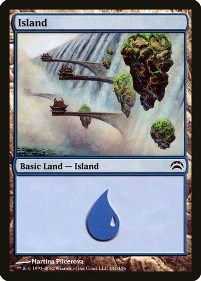 Island 141 Planechase 2012 Magic card