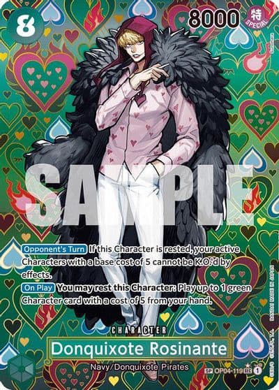 Donquixote Rosinante SP Emperors in the New World One Piece card