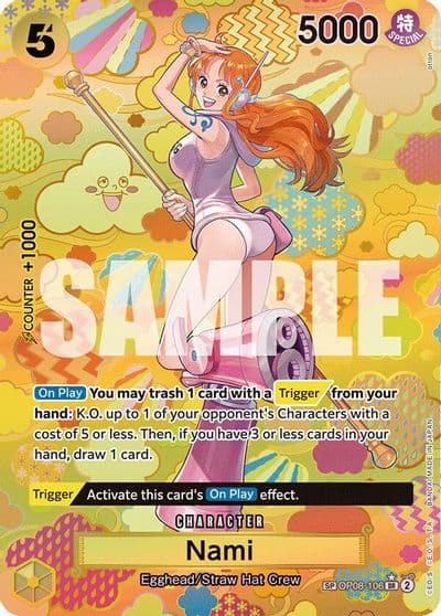 Nami SP Emperors in the New World One Piece card