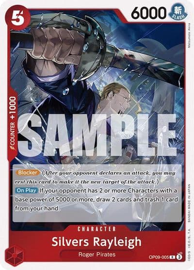 Silvers Rayleigh Emperors in the New World One Piece card