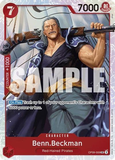 BennBeckman Emperors in the New World One Piece card