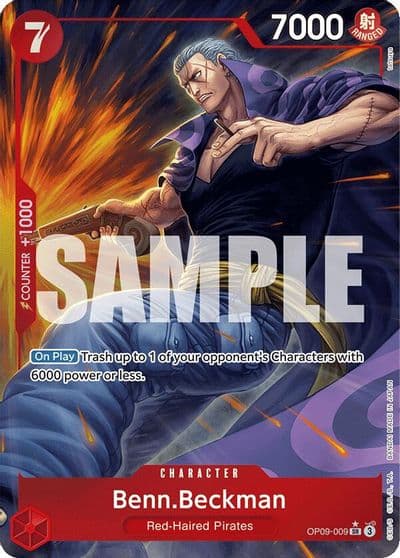 BennBeckman Parallel Emperors in the New World One Piece card