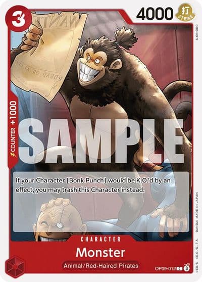 Monster Emperors in the New World One Piece card