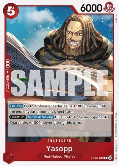 Yasopp Emperors in the New World One Piece card