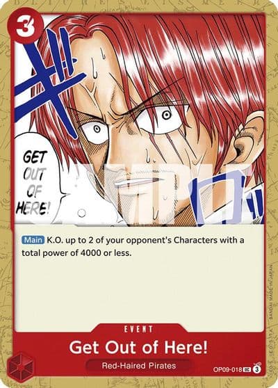 Get Out of Here Emperors in the New World One Piece card