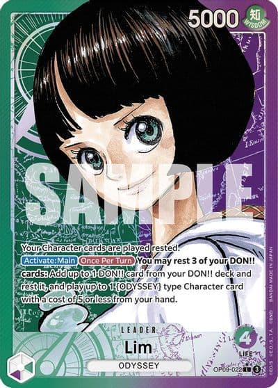 Lim 022 Parallel Emperors in the New World One Piece card