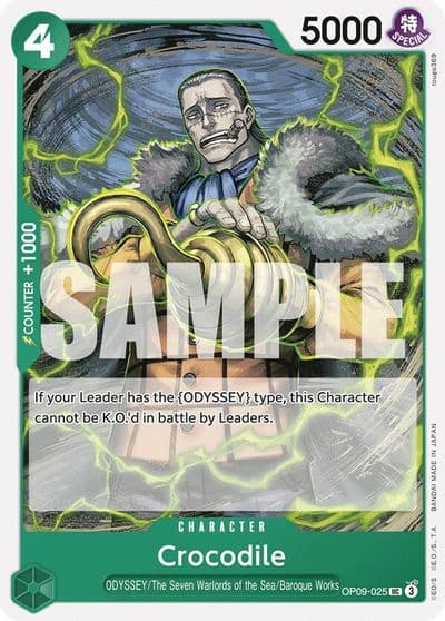 Crocodile 025 Emperors in the New World One Piece card