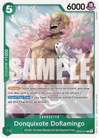 Donquixote Doflamingo Emperors in the New World One Piece card