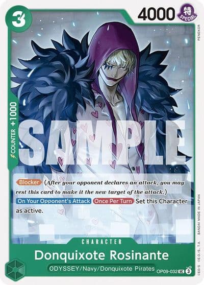 Donquixote Rosinante 032 Emperors in the New World One Piece card